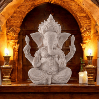 Socha GANESHA: Odstraňovač Prekážok a Boh Múdrosti